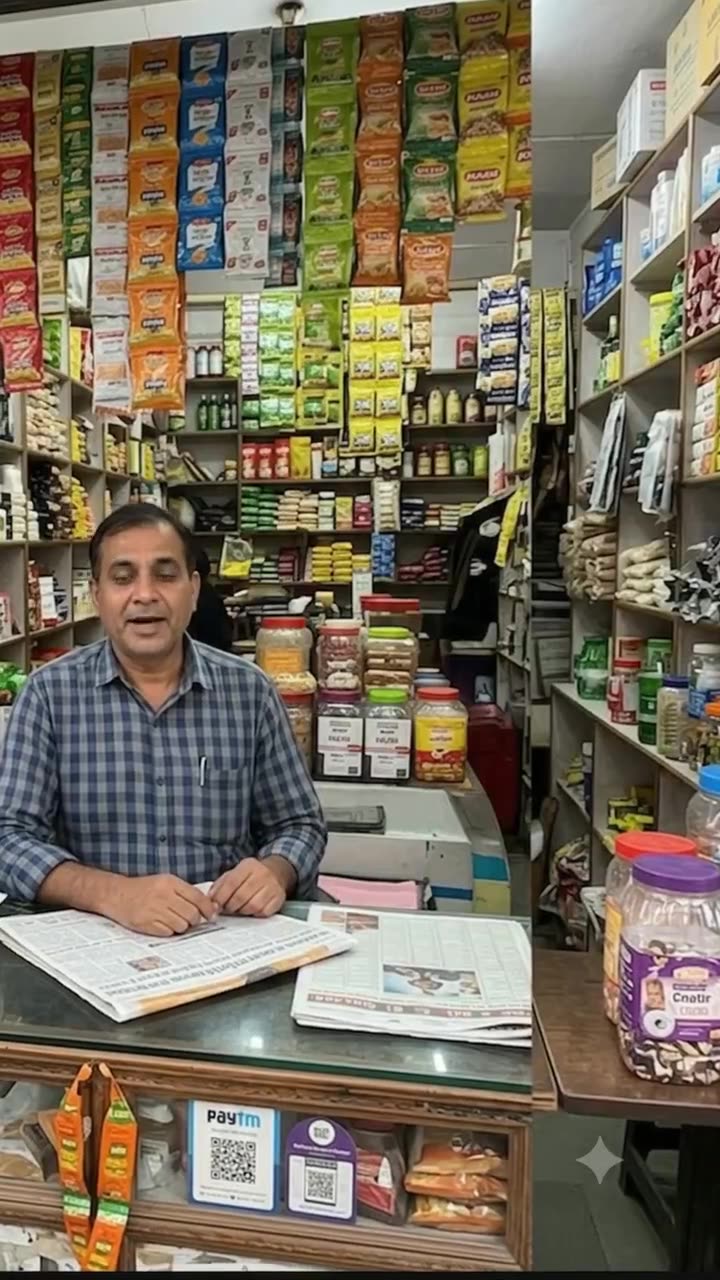Shopkeeper in shop 12