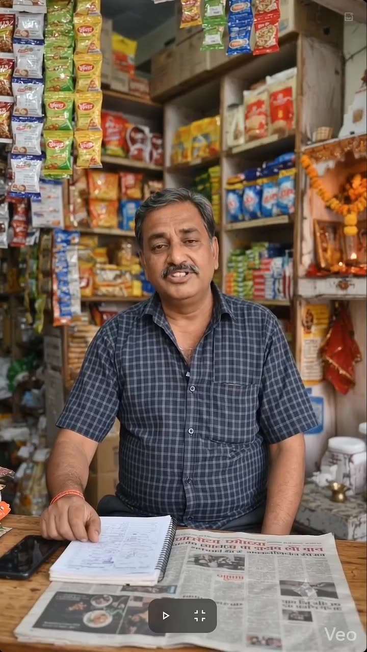 Shopkeeper giving store testimonial 1080p